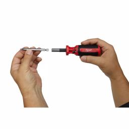 Milwaukee 9-in-1 Metric Hex/Key Drive Multi-Bit Screwdriver Set thumbnail 6