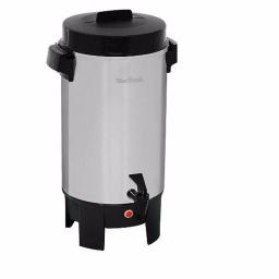 West Bend 30-Cup Polished Aluminum Coffee Urn with Automatic Temperature Control thumbnail 2