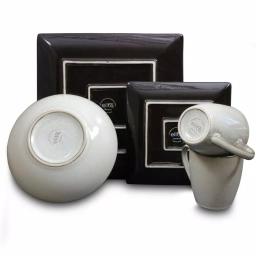 GIBSON elite The Gibson Bloomington 16-Piece Stoneware Dinnerware Set, Service for 4 thumbnail 2