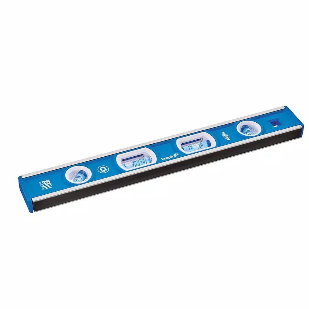Empire e75 Series True Blue 48 in. Box Level and 12 in. Magnetic Level Set