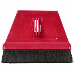 WISP miniWISP 6 in. Red Whisk Broom and 7 in. Dustpan Set with Electrostatic Bristle Seal Technology thumbnail 3