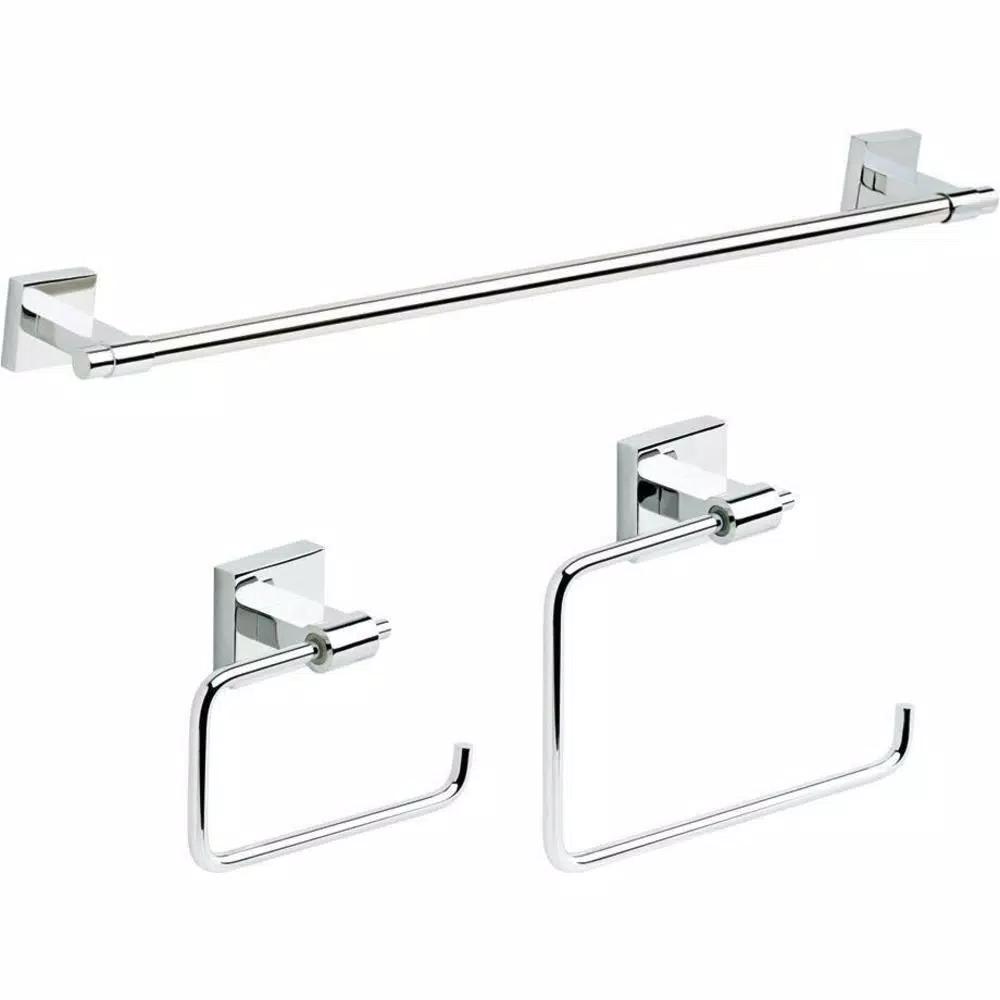 Franklin Brass Maxted 3-Piece Polished Chrome Bath Hardware Set