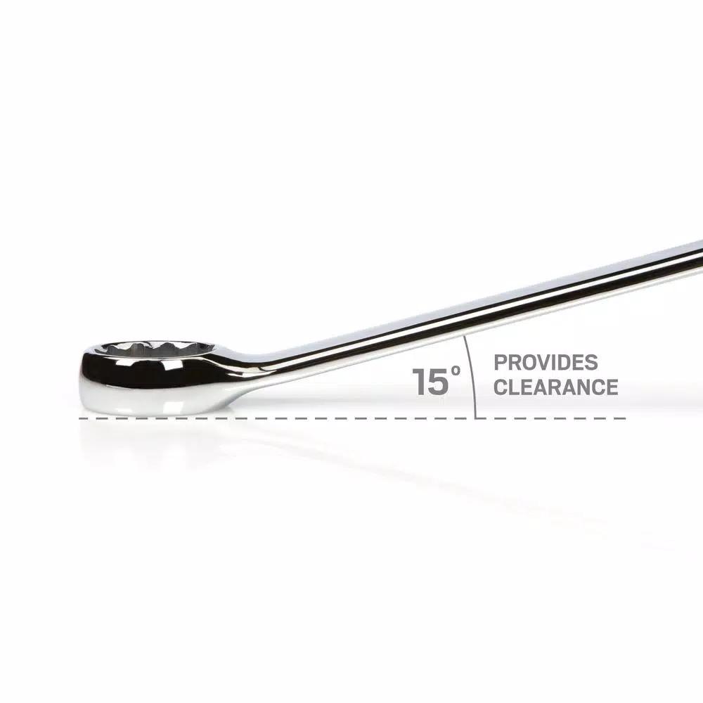TEKTON 36 mm Combination Wrench, 12-Point Box End, Chrome Vanadium Steel