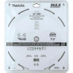 Makita 12 in. 100T Carbide-Tipped Max Efficiency Miter Saw Blade thumbnail 6
