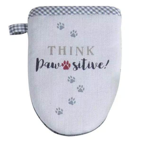 Kay Dee Fur Real Pets Cat Themed Cotton Kitchen Textile Set, 4-Piece Tan Pot Holder & Towel Set