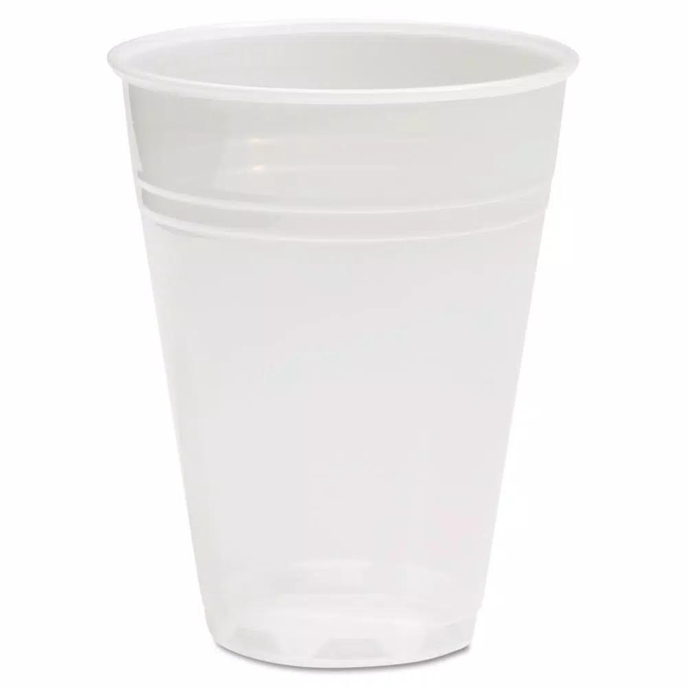Boardwalk 7 oz. Translucent Polypropylene Plastic Cold Cups, 2500 Count (25 Bags of 100)
