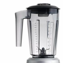 Omega 1 HP 2-Speed Silver Blender with 48 oz. Tritan Container thumbnail 2