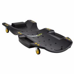 Omega Lift 48 in. HDPE Plastic Mechanic Creeper with Padded Headrest and Dual Tool Trays, 440 lb. Capacity thumbnail 2