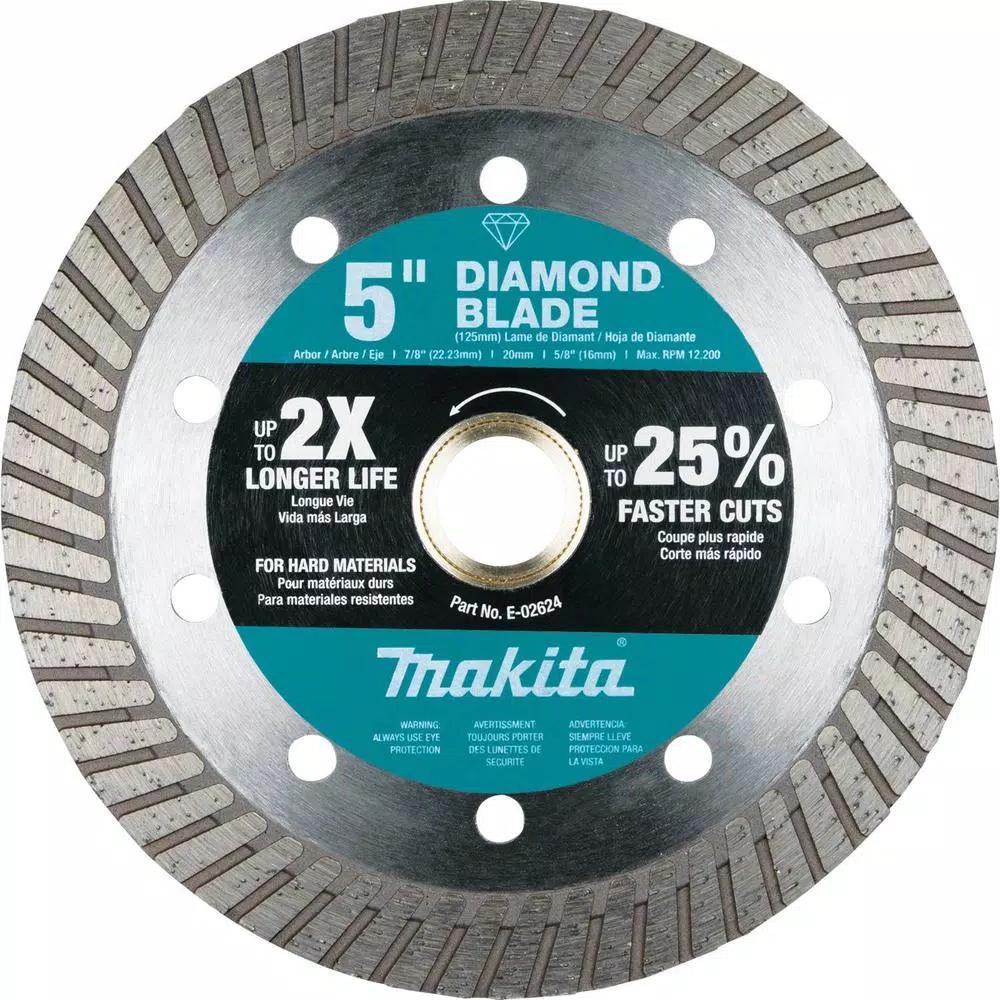 Makita 5 in. Turbo Diamond Blade for Hard Materials