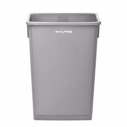 Alpine Industries 23 Gal. Gray Commercial Waste Basket Trash Can thumbnail 2