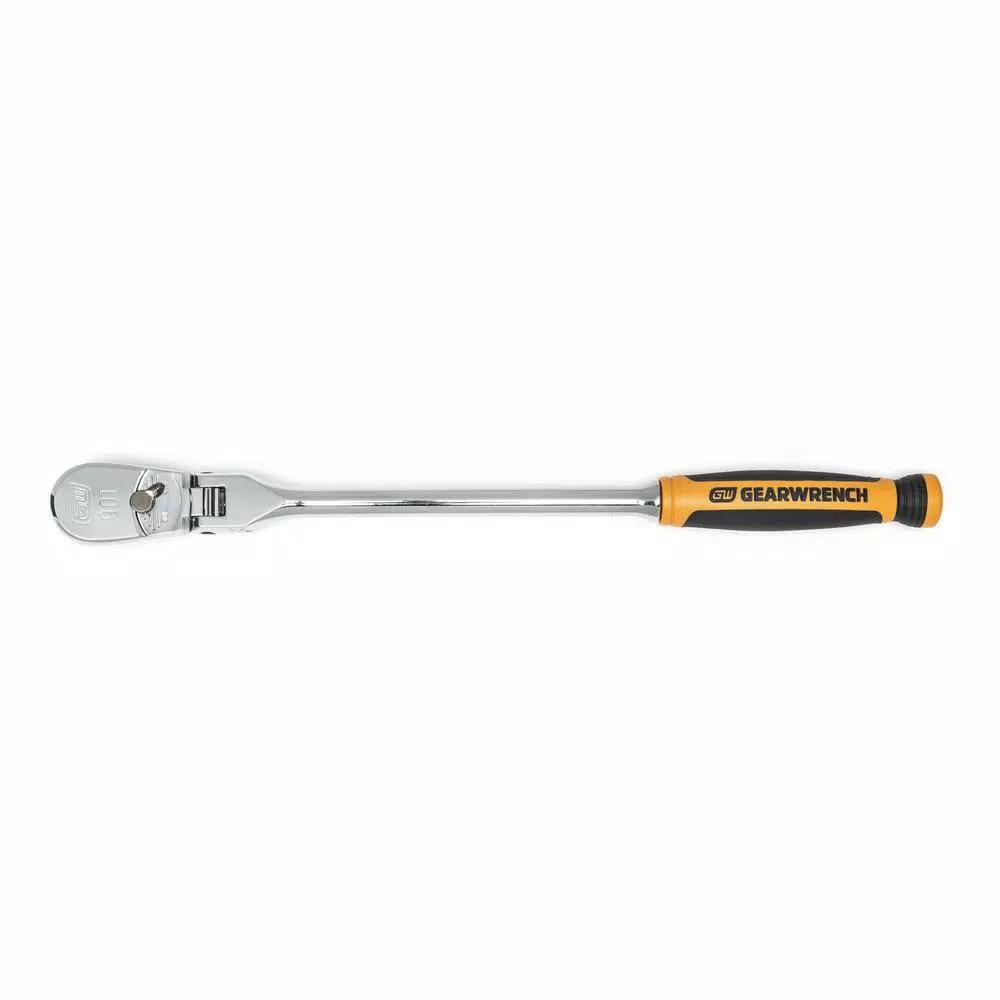 GEARWRENCH 3-Piece 90-Tooth Dual Material Teardrop Ratchet Set, 1/4 in. and 3/8 in. Drive