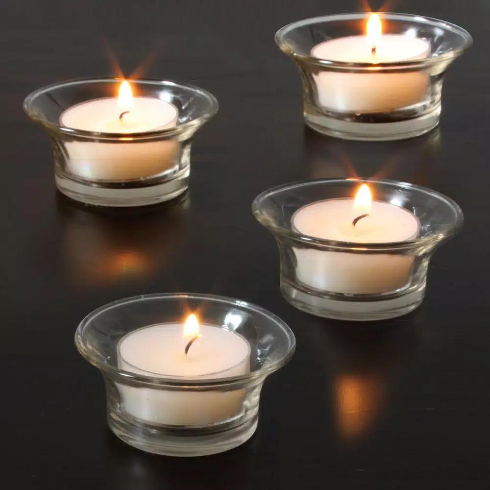 Stonebriar Collection Stonebriar Citronella Scented White Tea Light Candles, 4-Hour Burn Time, 50-Pack