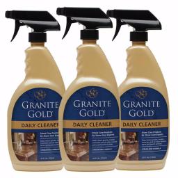 Granite Gold Natural Stone Daily Cleaner, Streak-Free Formula, 24 oz (3-Pack) thumbnail 1