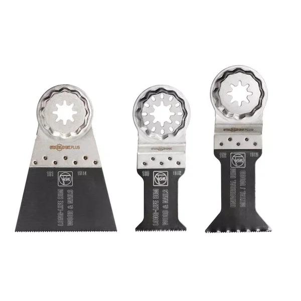 FEIN Starlock Plus E-Cut Saw Blade Combo Pack, 3-Piece Set