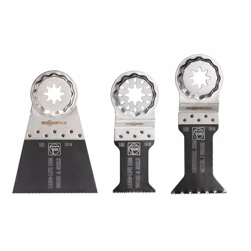 FEIN Starlock Plus E-Cut Saw Blade Combo Pack, 3-Piece Set