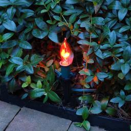LUMABASE Flickering Orange Electric Pathway Lights, 10-Count Halloween Outdoor Decor thumbnail 5