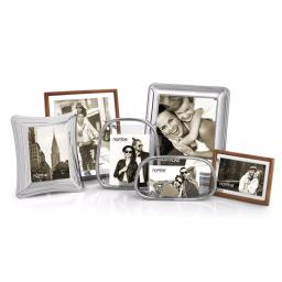 Nambe Bella Metal Picture Frame, 8 x 10 Silver-Plated Modern Tabletop Photo Frame thumbnail 3