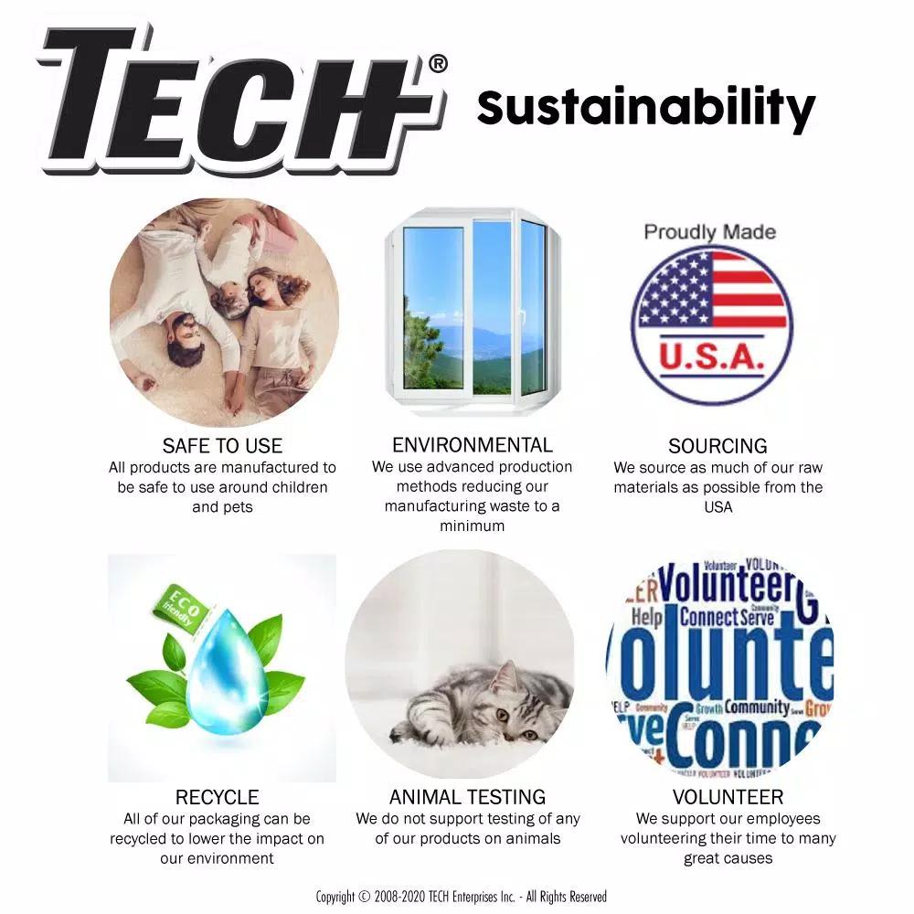 TECH Stain Remover, 24 oz. Liquid Fabric & Carpet Cleaner