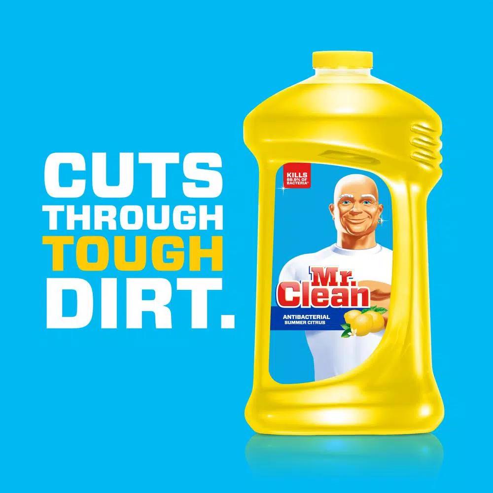 Mr. Clean Antibacterial Multi-Surface Cleaner, Summer Citrus Scent, 45 oz.