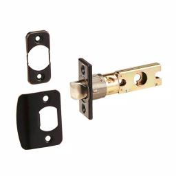 Design House Stratford Satin Nickel Privacy Door Lever with Universal 6-Way Latch (2-Pack) thumbnail 3