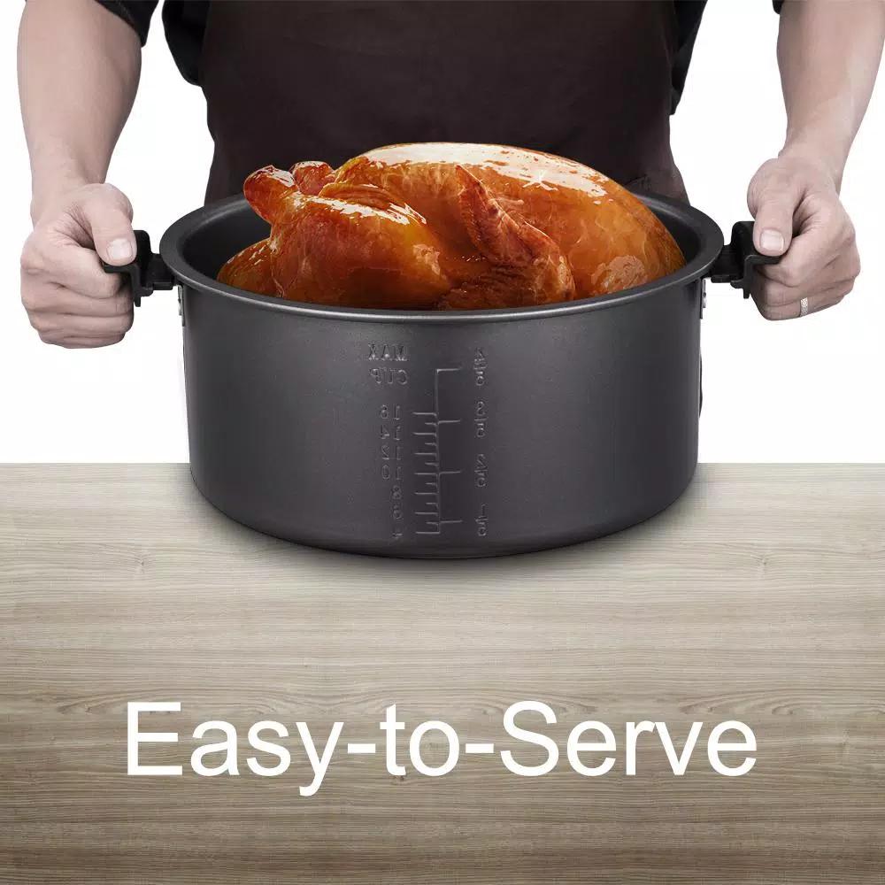 Geek Chef 8 Qt. Stainless Steel Electric Oval Pressure Cooker with 12 Preset Functions