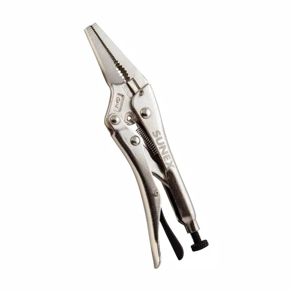 SUNEX TOOLS Sunex LP6L 6 in. Long Nose Locking Pliers with 2 in. Jaw Capacity