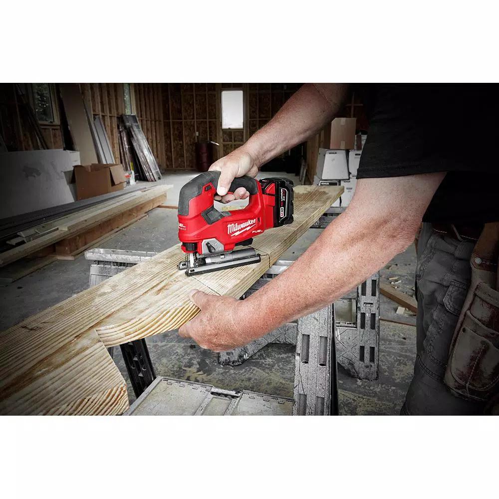 Milwaukee M18 FUEL 18-Gauge Brad Nailer, Jig Saw, and Compact Router 3-Tool Combo Kit