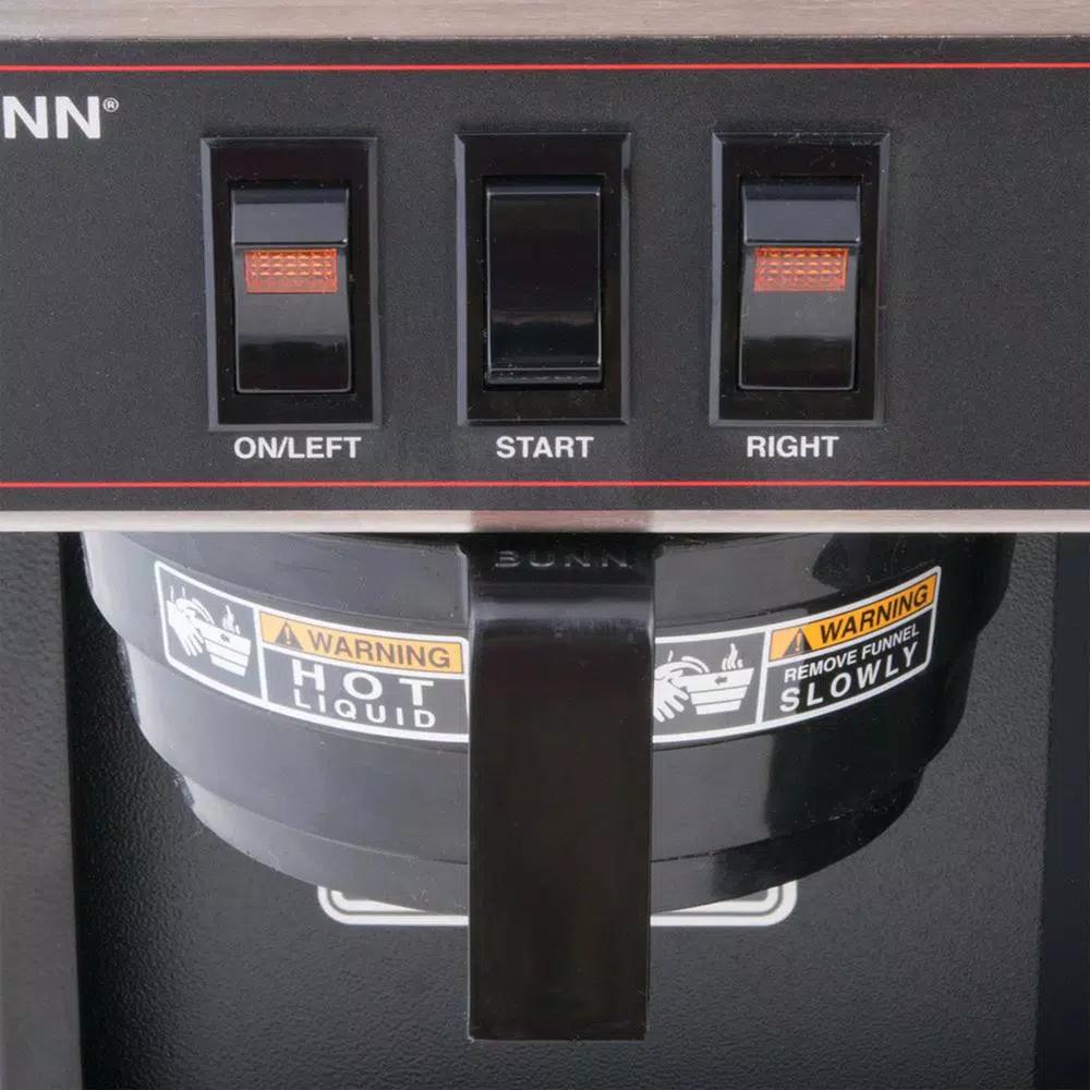 BUNN 07400.0005 12-Cup Automatic Commercial Coffee Brewer with 2 Warmers