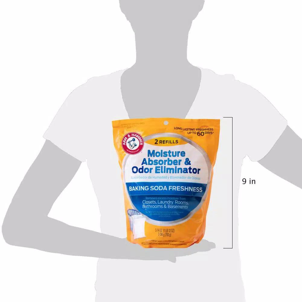 Arm & Hammer Moisture Absorber and Odor Eliminator Refill, 14 oz. (2-Pack)