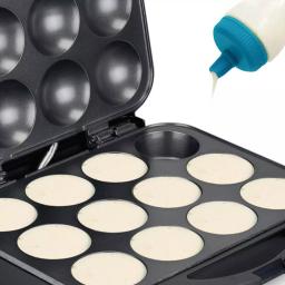 HOLSTEIN HOUSEWARES Holstein 12-Piece Cupcake Maker, 1200W Non-Stick Electric Dessert Specialty Appliance, Black thumbnail 5