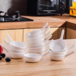 MALACASA 3.75 in. White Porcelain Ramekins Set of 12 - Versatile Ceramic Serving Dishes thumbnail 5