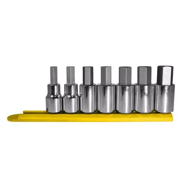Mayhew SAE Hex Socket Bit Set, 7-Piece Professional Grade Tool Set
