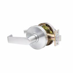 Taco DL-LHV Grade 1 Commercial Passage Lever, Brushed Chrome, ADA Compliant thumbnail 1