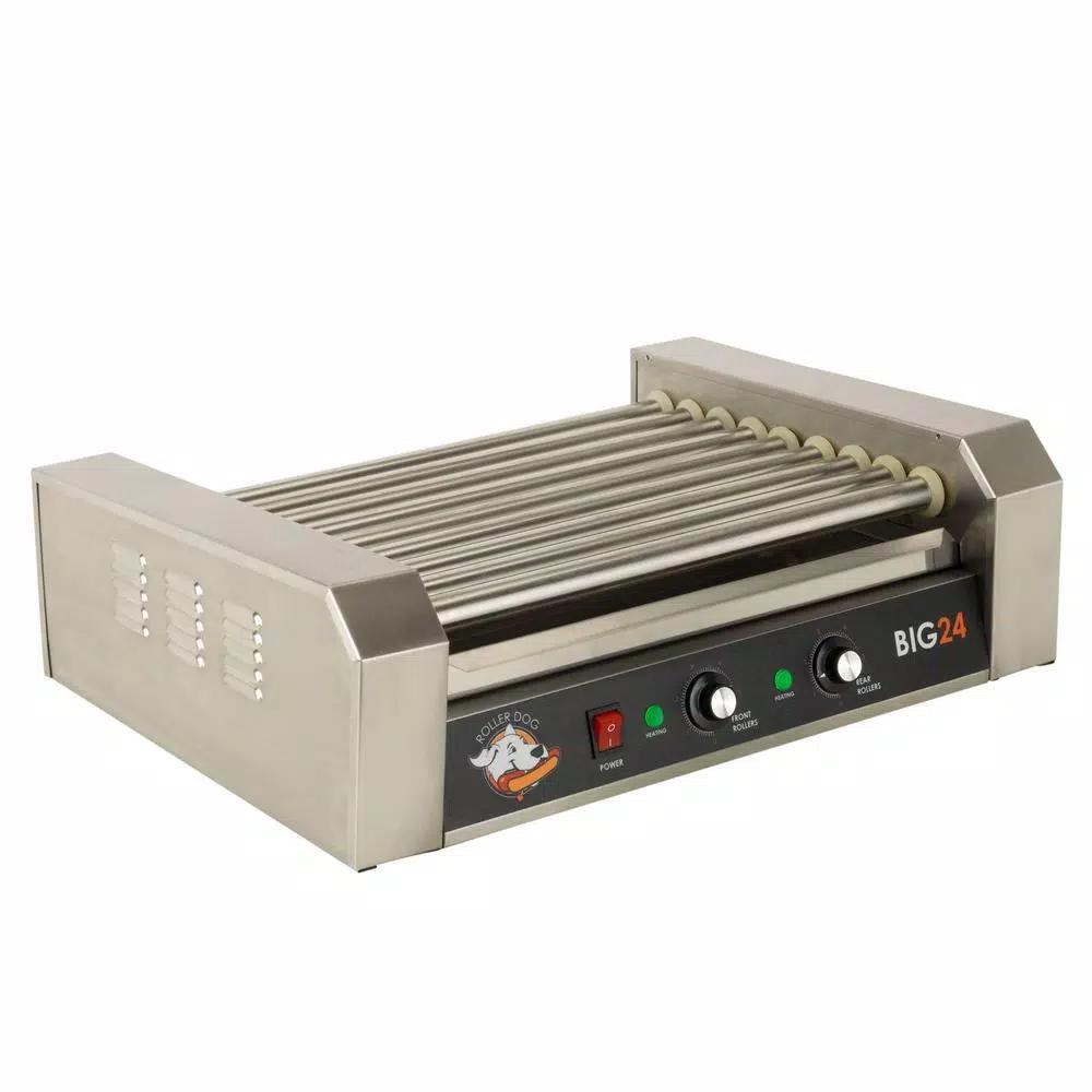 Funtime Roller Dog 289 sq. in. Stainless Steel Hot Dog Roller Grill