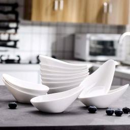 MALACASA 4.5 in. White Ceramic Ramekins Set of 12 - Porcelain Souffle and Creme Brulee Dishes thumbnail 4