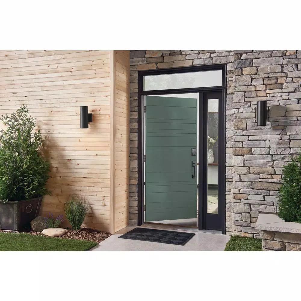 Schlage Encode Smart Wi-Fi Deadbolt with Camelot Handleset and Georgian Knob, Matte Black