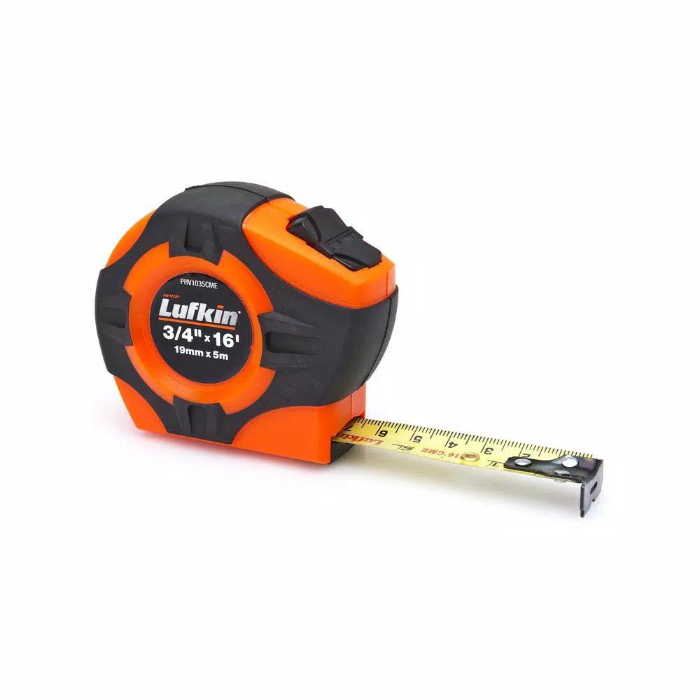 Lufkin Crescent Lufkin P1000 Series 16 ft. Hi-Viz Orange Tape Measure, 3/4 in. Steel Blade