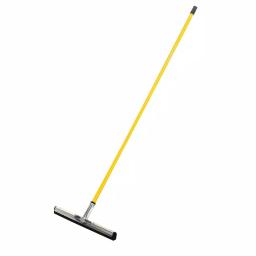 Alpine Industries 18 in. Dual Moss Rubber Professional Locking Floor Squeegee with 50 in. Steel Handle thumbnail 1