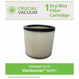 Think Crucial Replacement Filter Cartridge Compatible with Vacmaster Wet/Dry Vacuums, Fits Part VCFS thumbnail 2