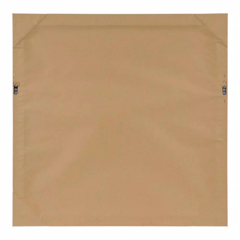 DesignOvation Bosc White Fabric Pinboard Framed Linen Memo Board, 31.5 x 31.5 in