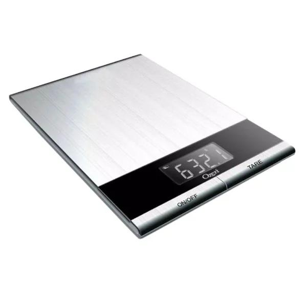 Ozeri Ultra Thin Digital Kitchen Food Scale, Stainless Steel, 11 lb Capacity