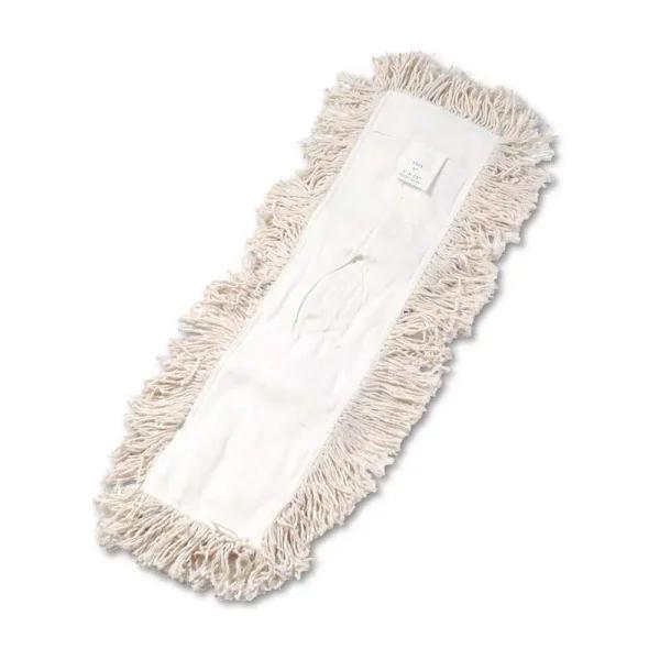 Boardwalk HyGrade 24 in. Industrial Cotton Dust Mop Head, White