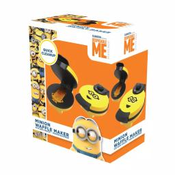 Uncanny Brands Minions Kevin Character Waffle Maker, 900W Non-Stick American Style Waffle Iron, Yellow thumbnail 3