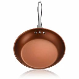 Ozeri Earth Pan ETERNA 12 in. Stainless Steel Nonstick Frying Pan, Bronze thumbnail 5