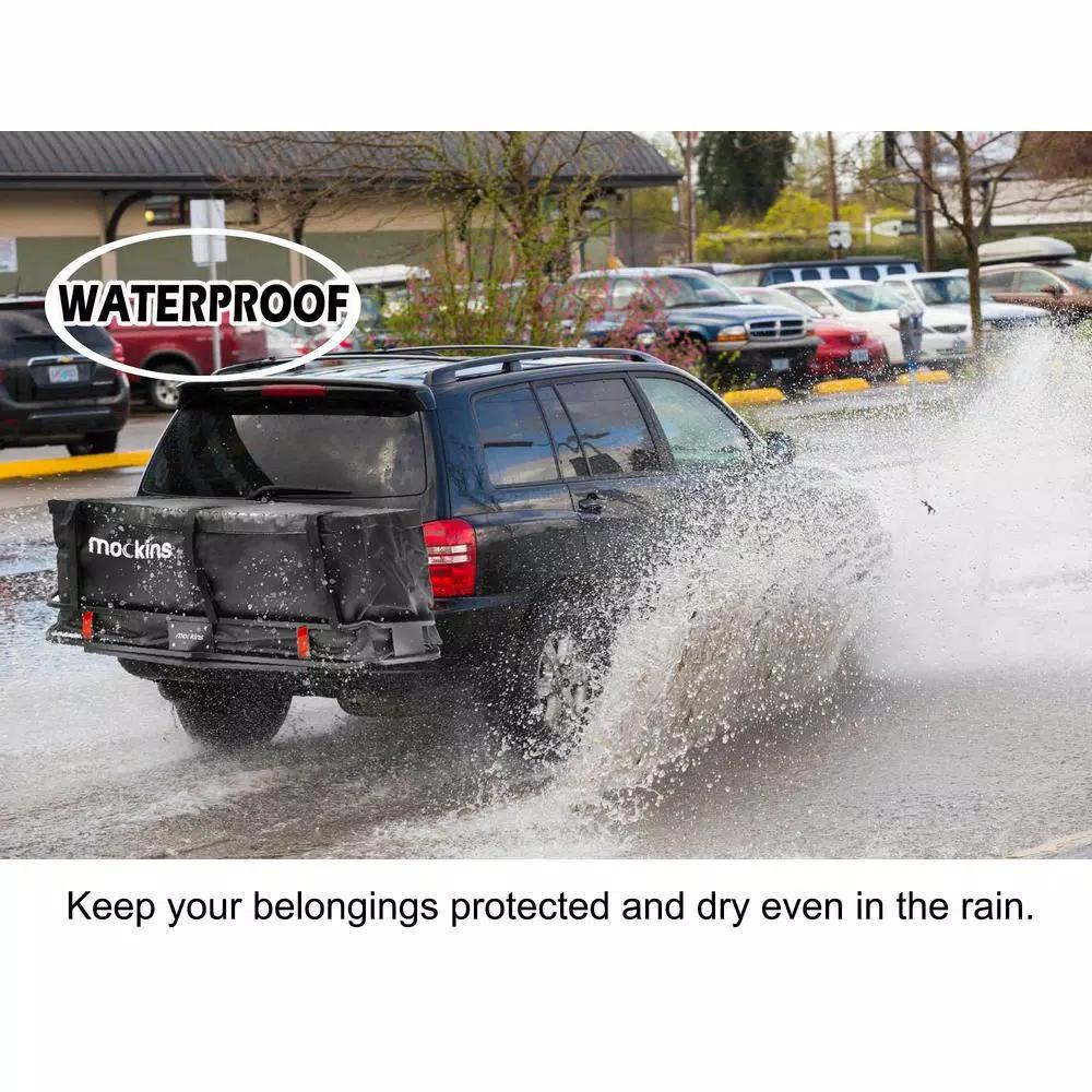 Mockins 57 in. Waterproof Hitch Cargo Carrier Bag, 15.5 cu. ft. Capacity, 500 lbs Load Limit