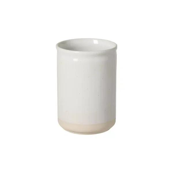 CASAFINA Fattoria White Ceramic Stoneware Utensil Canister