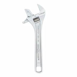 Channellock 808PW 8 in. Reversible Jaw Adjustable Pipe Wrench, Chrome Vanadium Steel thumbnail 1