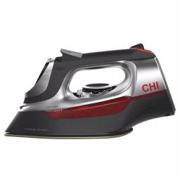 CHI Electronic Steam Clothing Iron with Titanium-Infused Ceramic Soleplate and Retractable Cord thumbnail 1