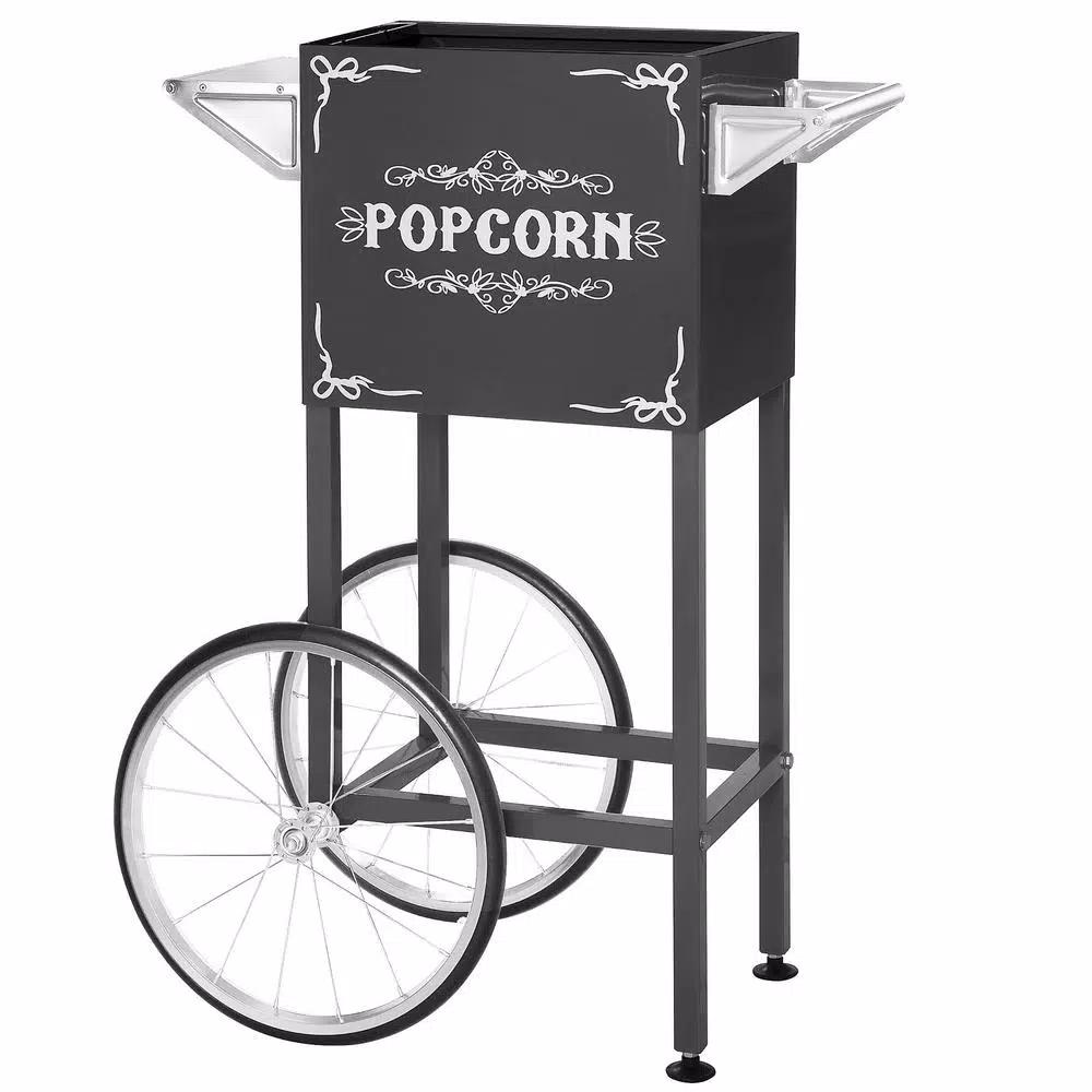 Great Northern Popcorn Foundation Popcorn Machine with Mobile Cart, 6-Ounce Kettle, 2 Gallon Capacity