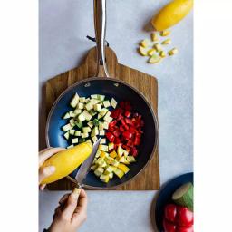 GRANITESTONE Granite Stone Blue 5-Piece Diamond Infused Non-Stick Aluminum Cookware Set with Glass Lids thumbnail 3